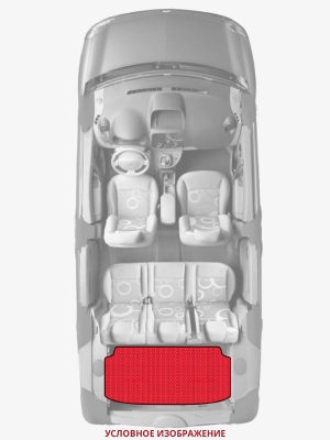 ЭВА коврики «Queen Lux» багажник для Lexus SC (430)